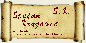 Stefan Kragović vizit kartica